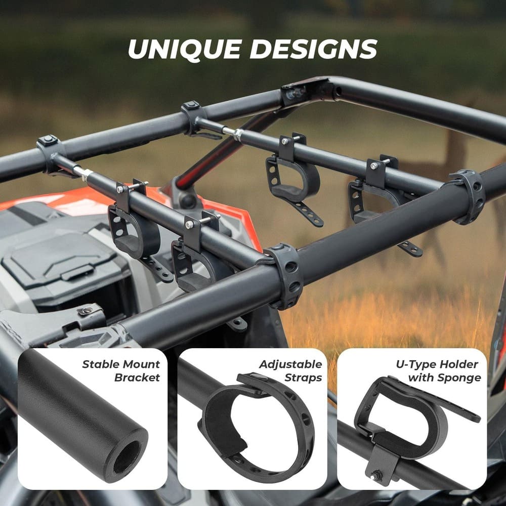 Kemimoto Overhead Bracket Holder Rack - Front to Back