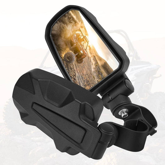 Kemimoto Polaris Adjustable Side View Mirror for 1.75" Roll Cage