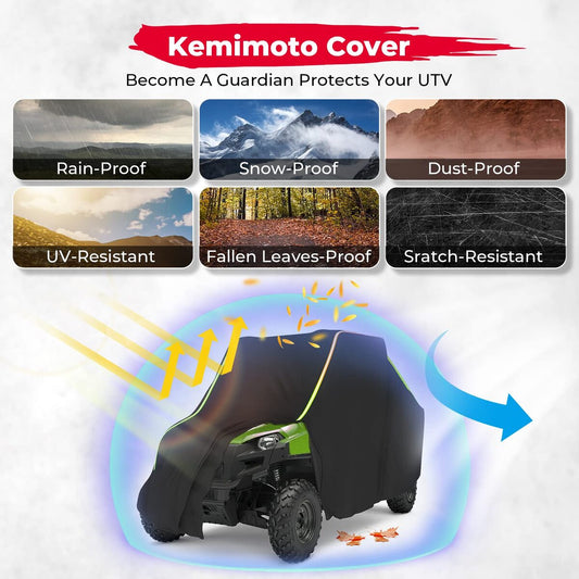 Kemimoto Polaris RZR XP 1000 UTV Cover Rays-Reflective Strip