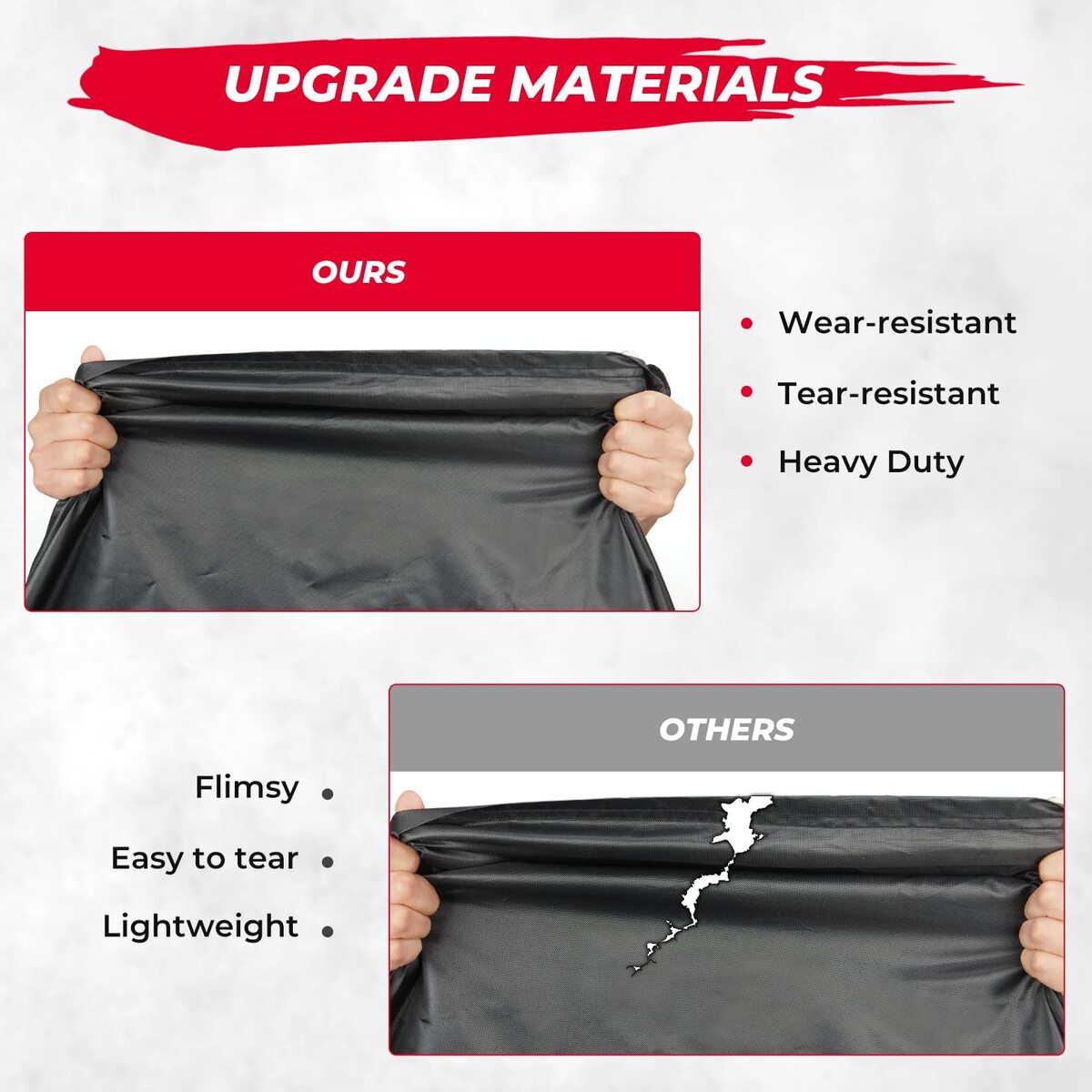 Kemimoto Polaris RZR XP 1000 UTV Cover Rays-Reflective Strip