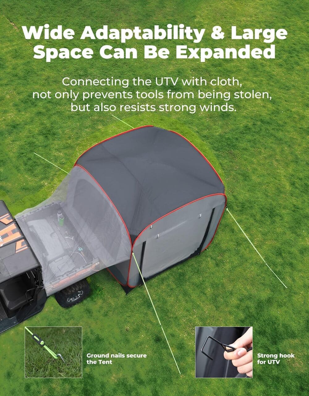 Kemimoto UTV Universal Camping Pop-Up