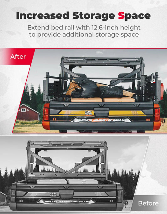 Kemimoto Polaris Ranger 1000 Rear Cargo Rack
