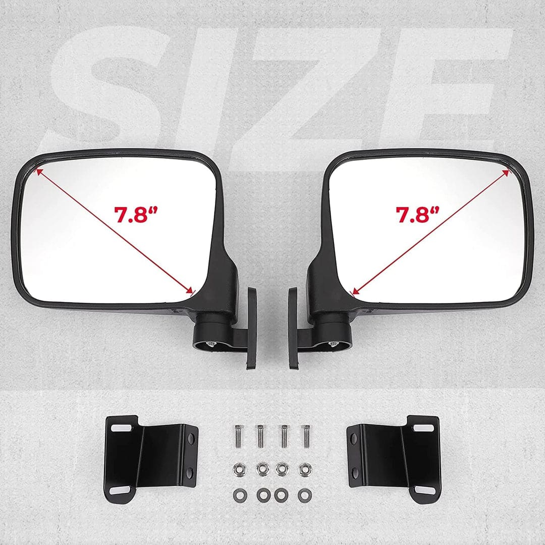 Kemimoto Polaris Ranger 500/ 570/ XP 900 7.8" Rear View Side Mirrors