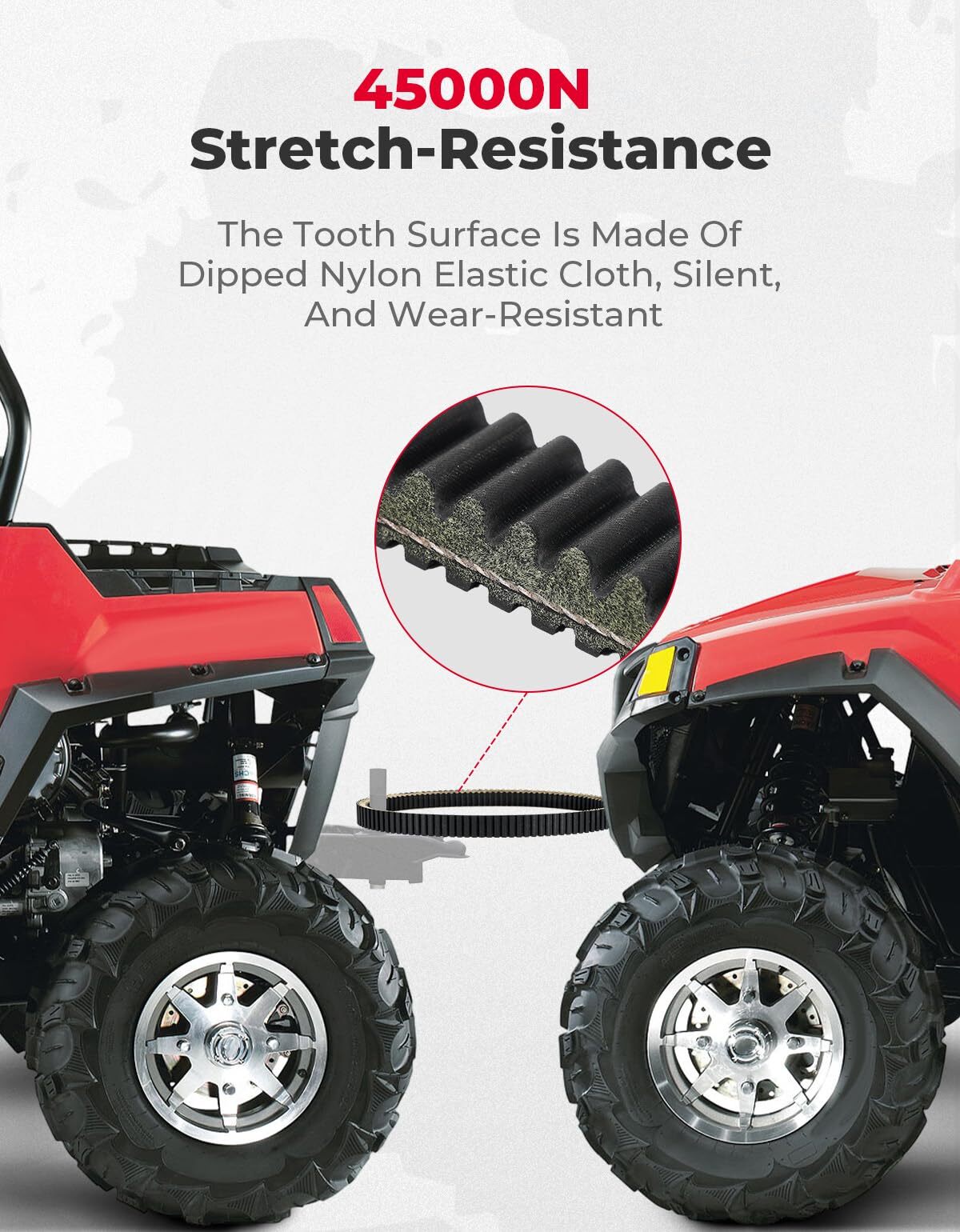 Kemimoto Polaris RZR 800 UTV Heavy Drive Belt