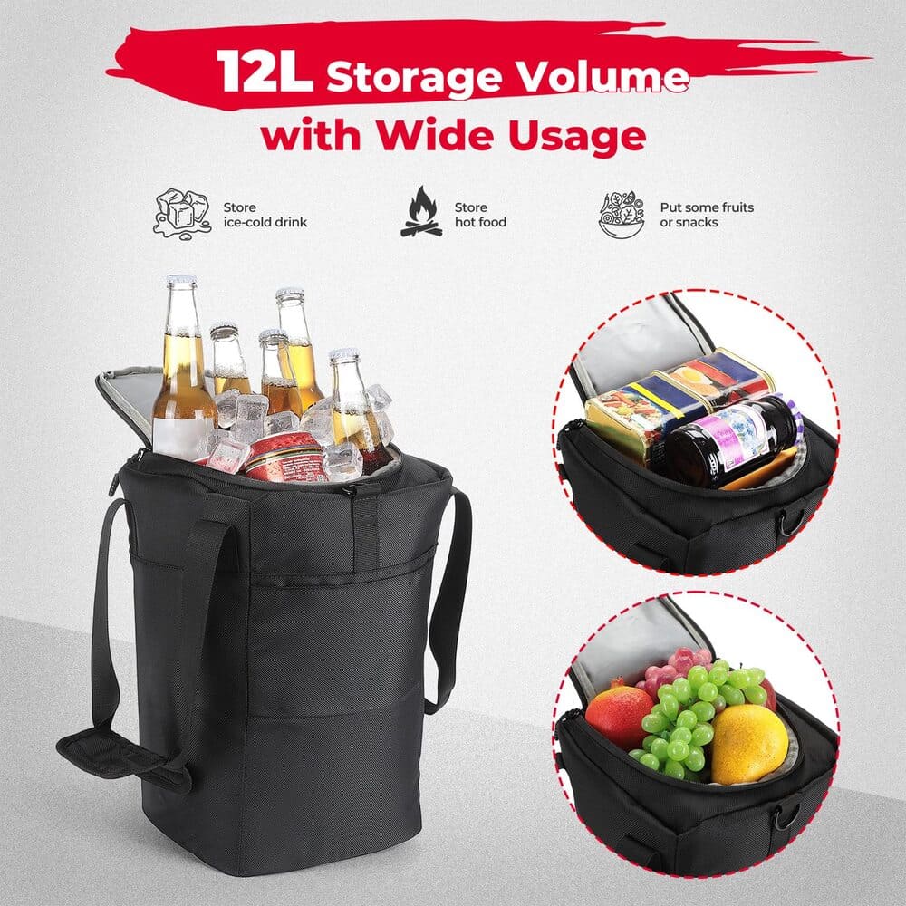 Kemimoto Polaris Ranger Crew XP 1000 12L Cooler Bag Underseat Storage