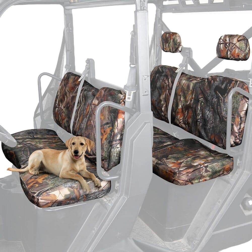 Kemimoto Polaris Ranger Crew XP 1000 Seat Cover with Headrest Cover