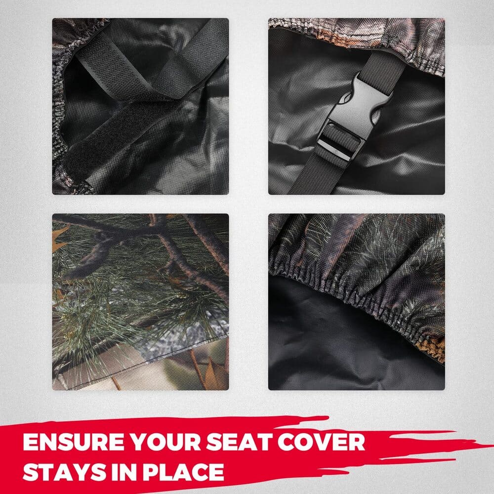 Kemimoto Polaris Ranger Crew XP 1000 Seat Cover with Headrest Cover