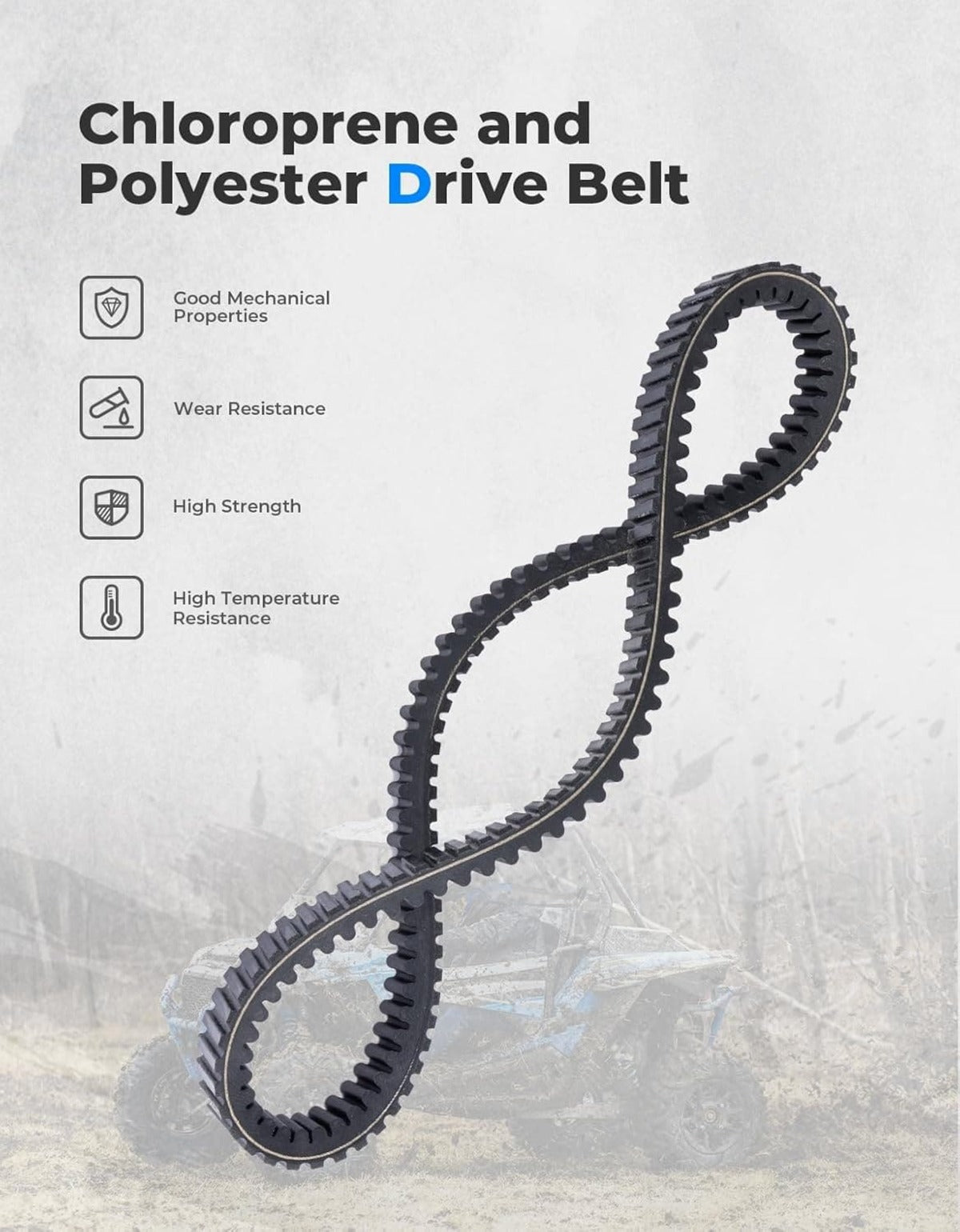 Kemimoto Polaris RZR XP 1000 Upragded UTV Drive Belt