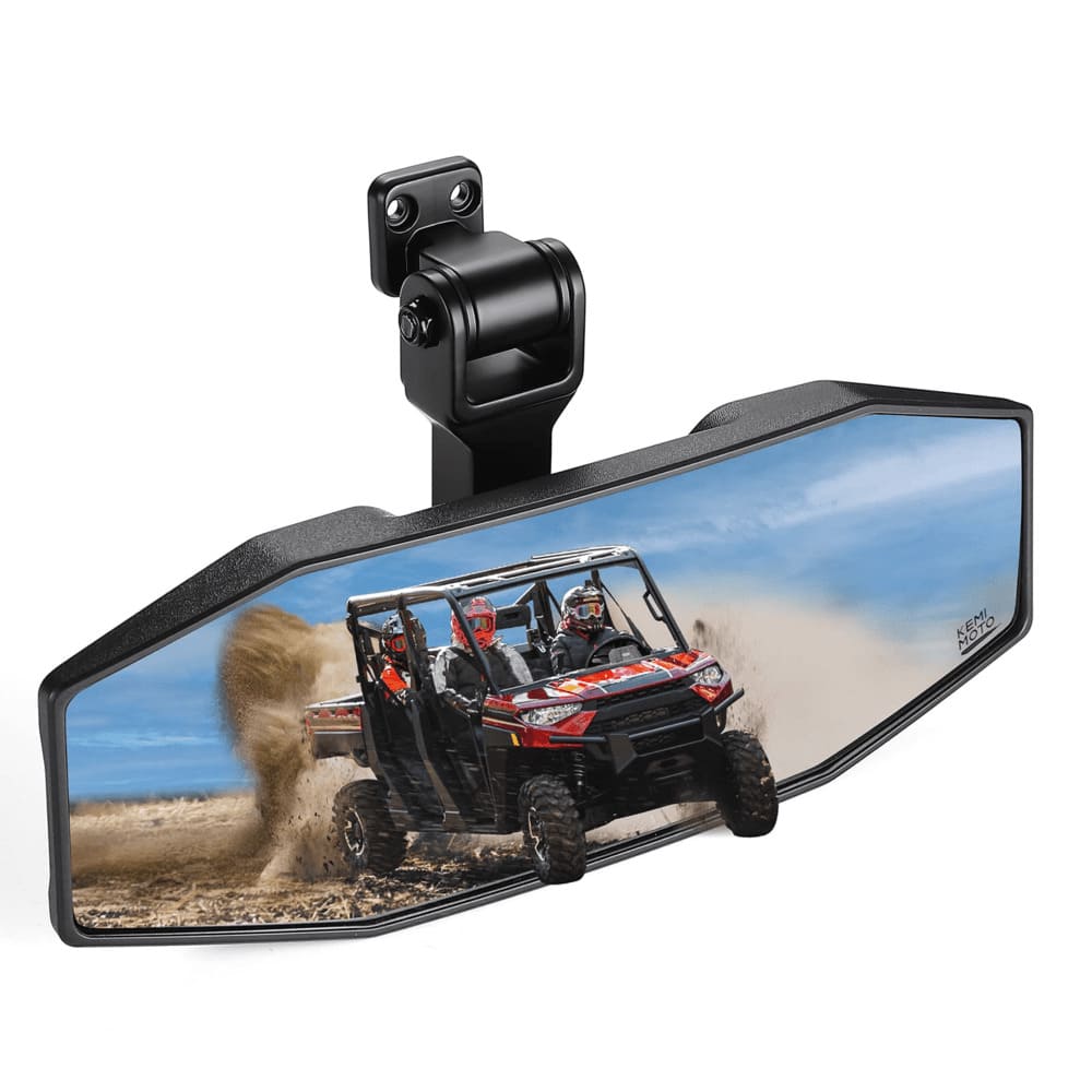 Kemimoto Polaris Ranger/Uforce Adjustable Wide View Convex Rear Mirror