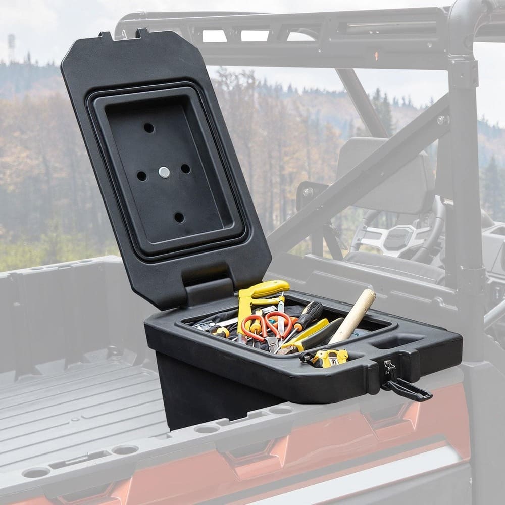Kemimoto Polaris Ranger XP 1000 45L Waterproof Bed Cargo Box Passenger Side