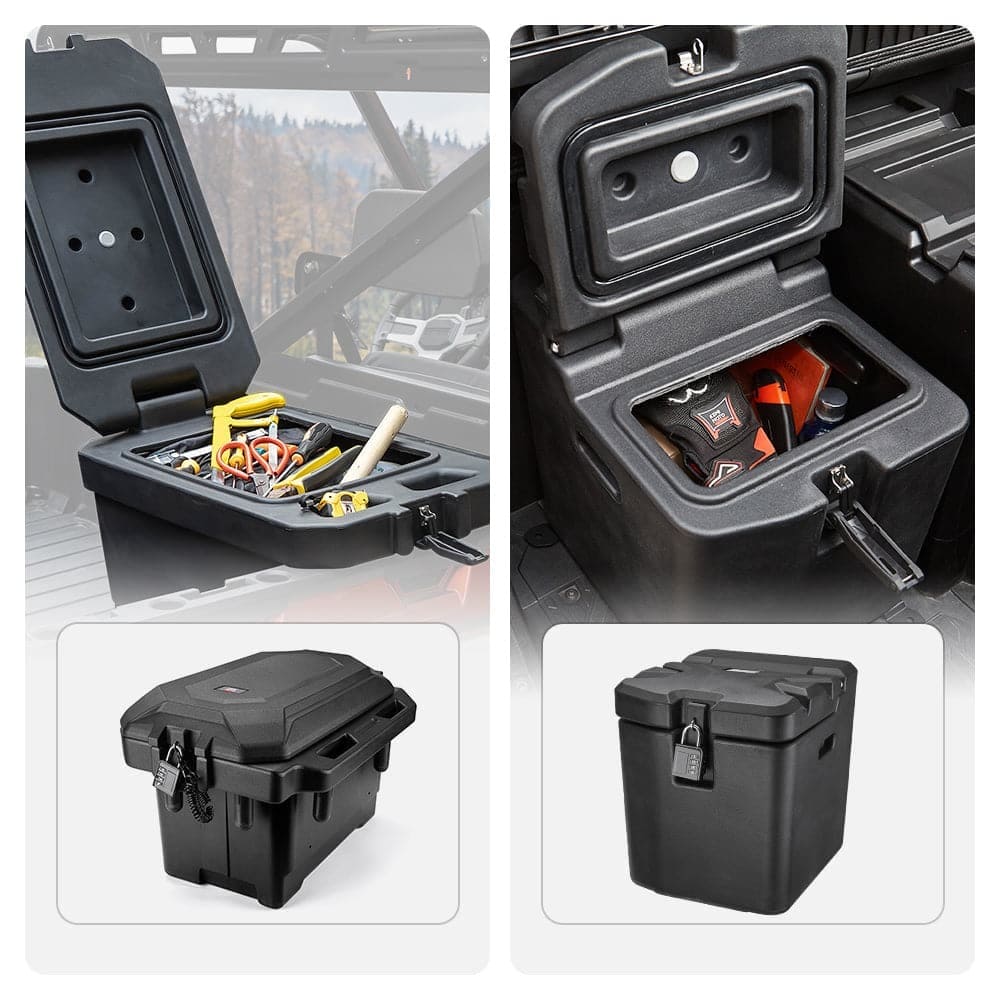 Kemimoto Polaris Ranger XP 1000 Big Size Cargo Box & Under Seat Storage Box