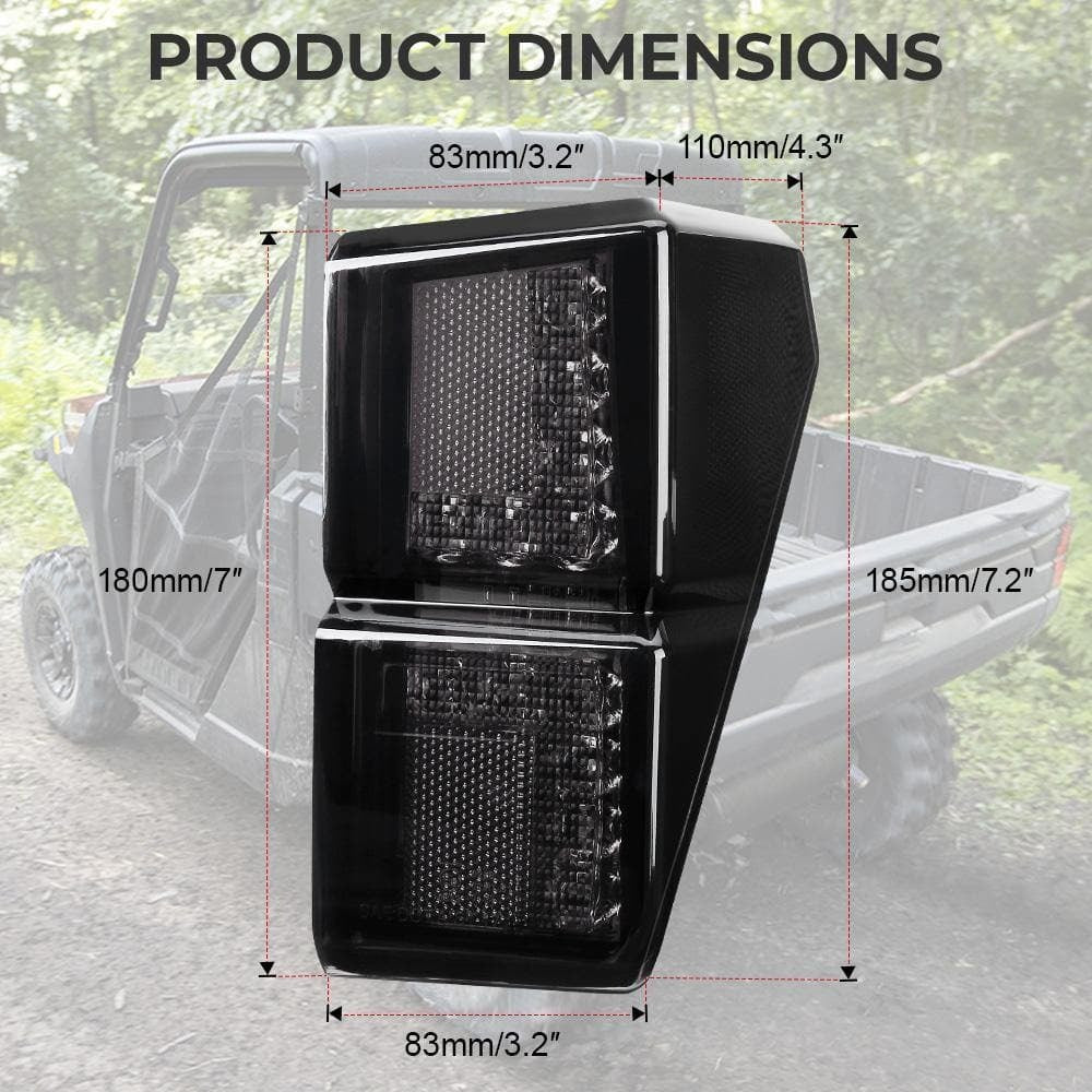 Kemimoto Polaris Ranger XP 1000/Crew Tail Light