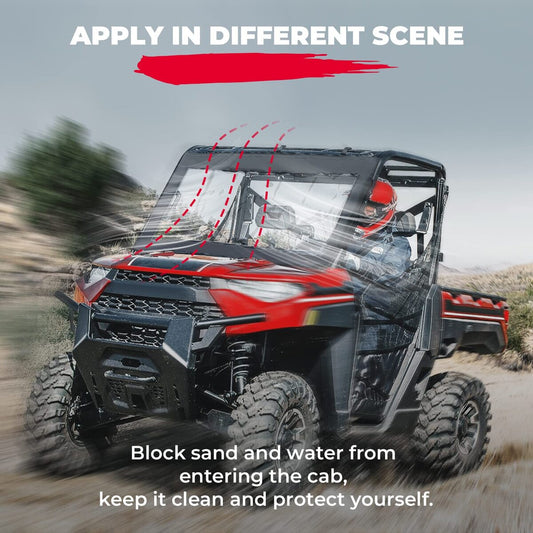 Kemimoto Polaris Ranger XP 1000 Front Windshield