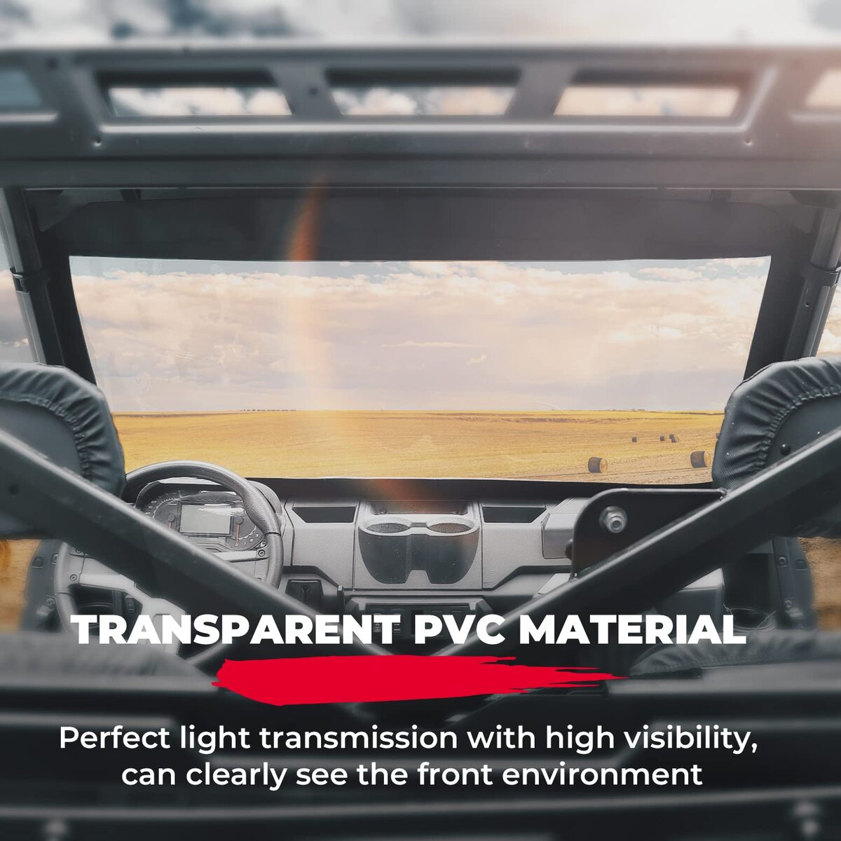 Kemimoto Polaris Ranger XP 1000 Front Windshield