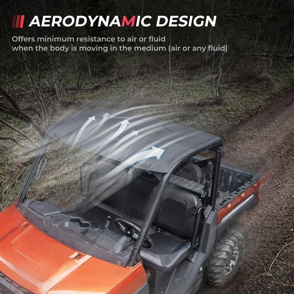 Kemimoto Polaris Ranger XP 1000 Plastic Hard Roof