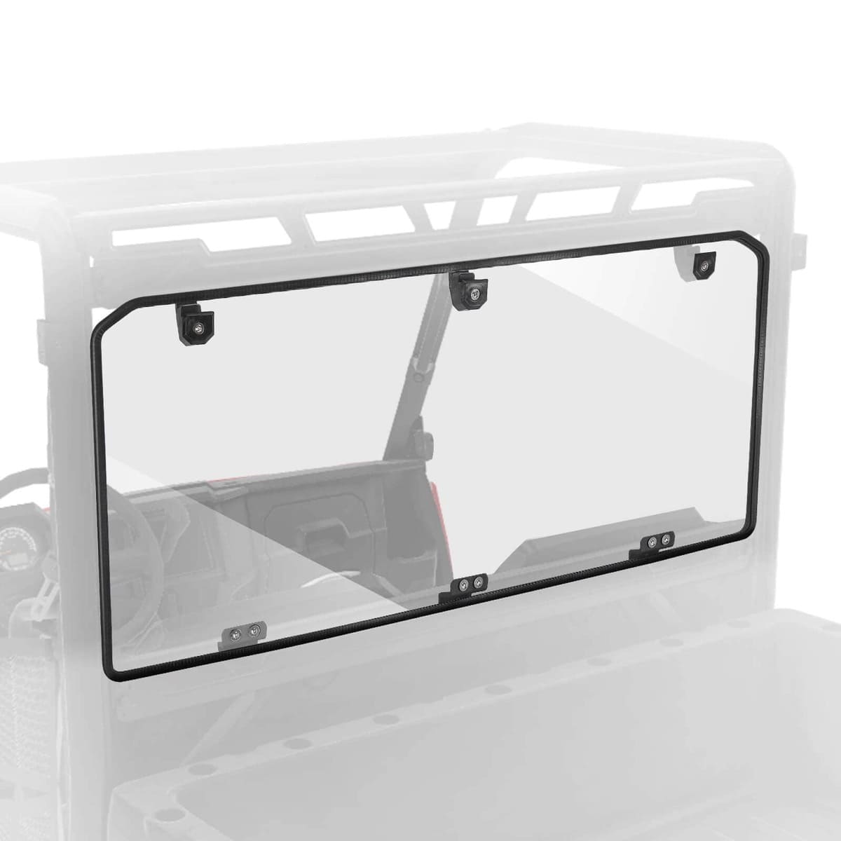 Kemimoto Polaris Ranger Rear View Mirror & Rear Windshield