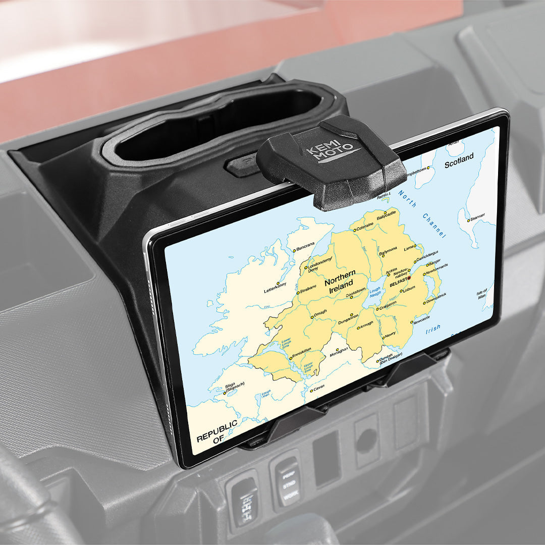 Kemimoto Polaris Ranger XP 1000 Tablet Holder Electric Device GPS Mount