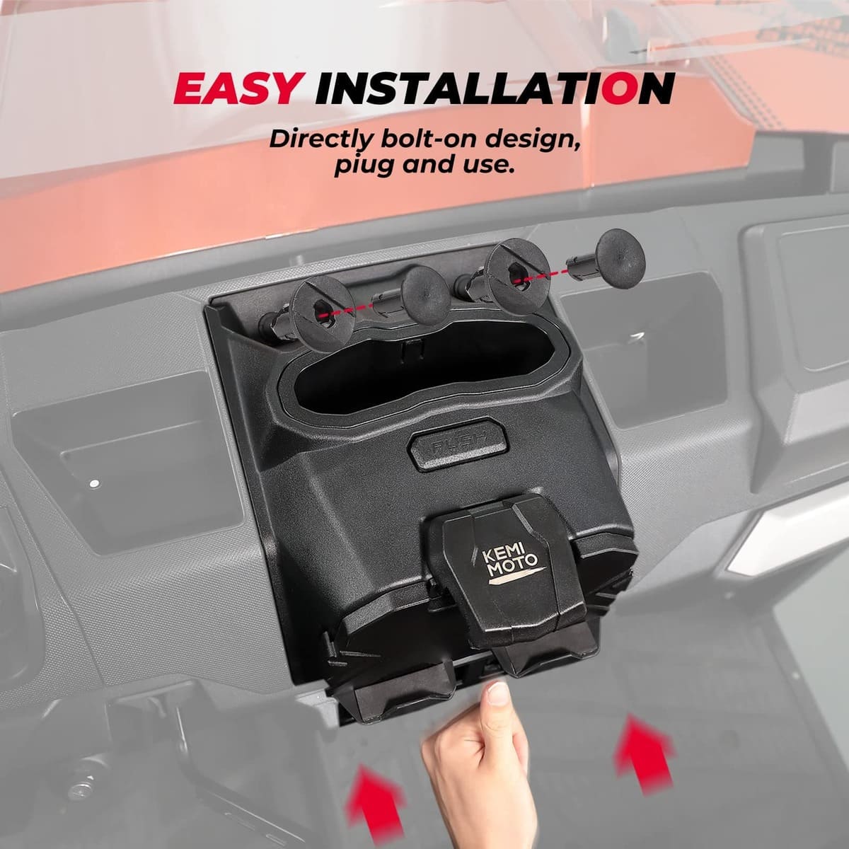 Kemimoto Polaris Ranger XP 1000 Tablet Holder Electric Device GPS Mount