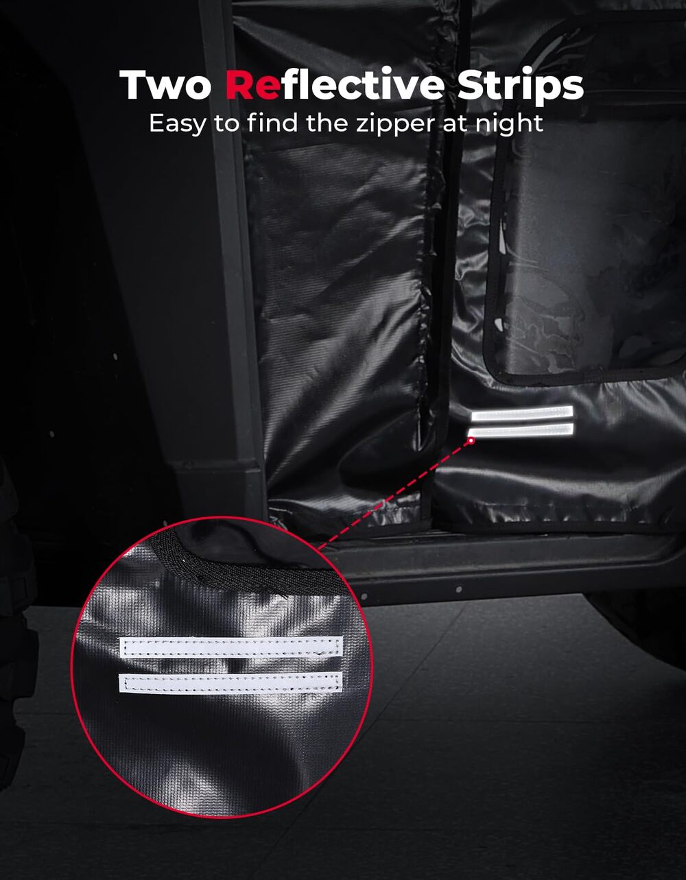 Kemimoto Polaris Ranger XP 1000 UTV Cab Enclosure Upper Doors