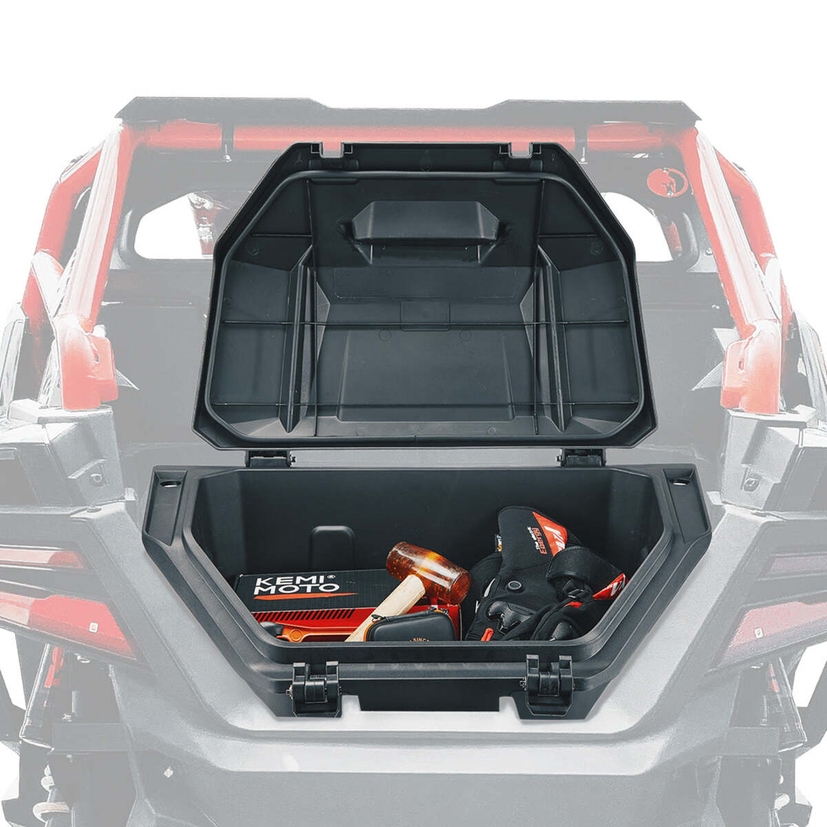Kemimoto Polaris RZR Pro R 36L Rear Cargo Box with Two Lockable Latches