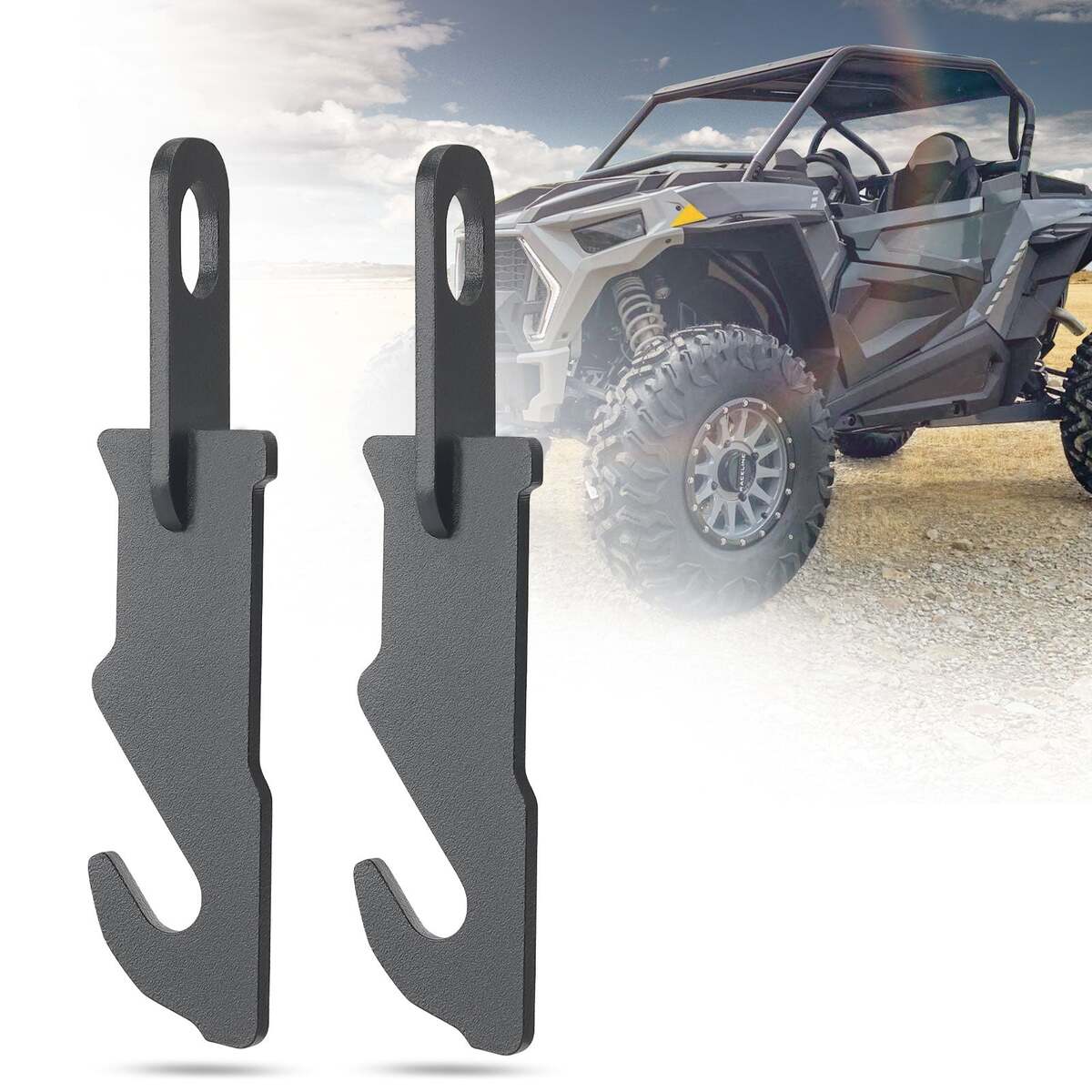 Kemimoto Polaris RZR XP 1000 Lower Half Door and Door Latches Extender