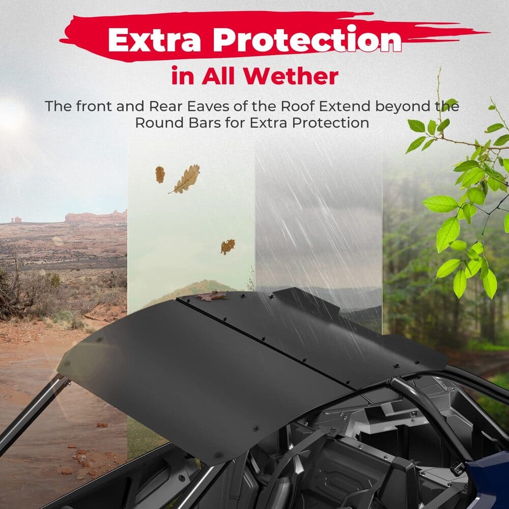 Kemimoto Polaris RZR PRO R 2-Piece Aluminum Roof Top