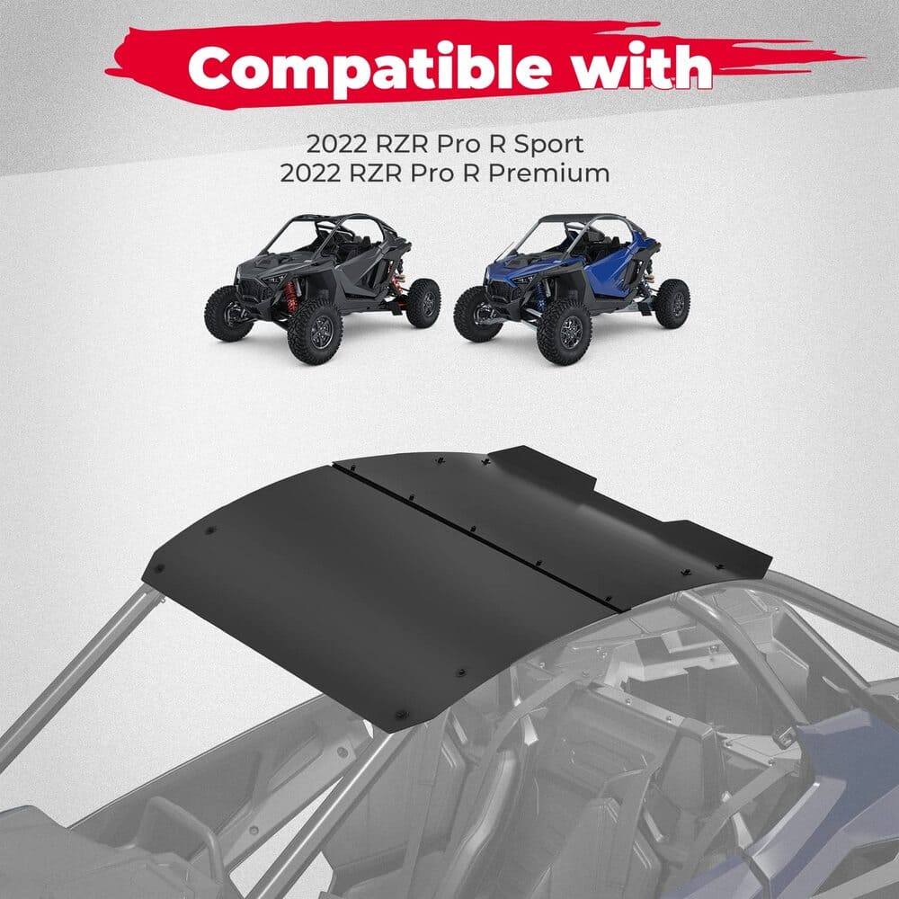 Kemimoto Polaris RZR PRO R 2-Piece Aluminum Roof Top