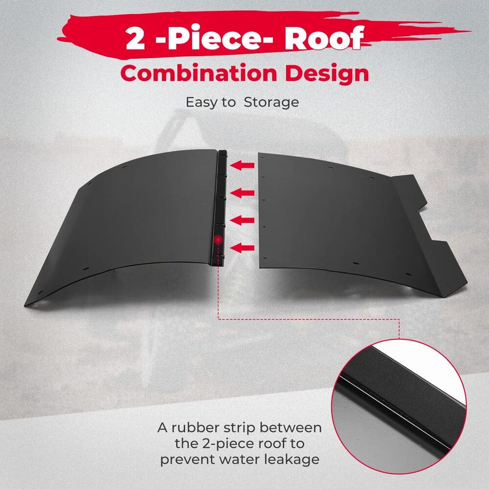 Kemimoto Polaris RZR PRO R 2-Piece Aluminum Roof Top