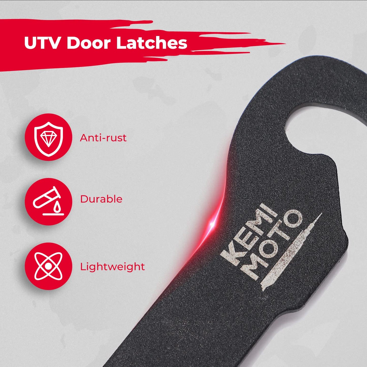 Kemimoto Polaris RZR PRO R 4.5" Door Latches