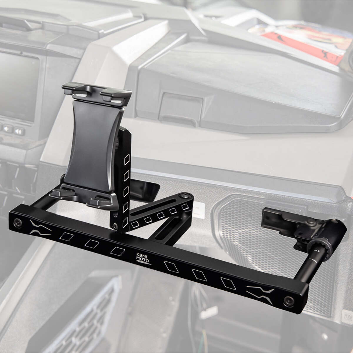 Kemimoto Polaris RZR PRO XP/Turbo R Electronic Device Mounts with Grab Bar