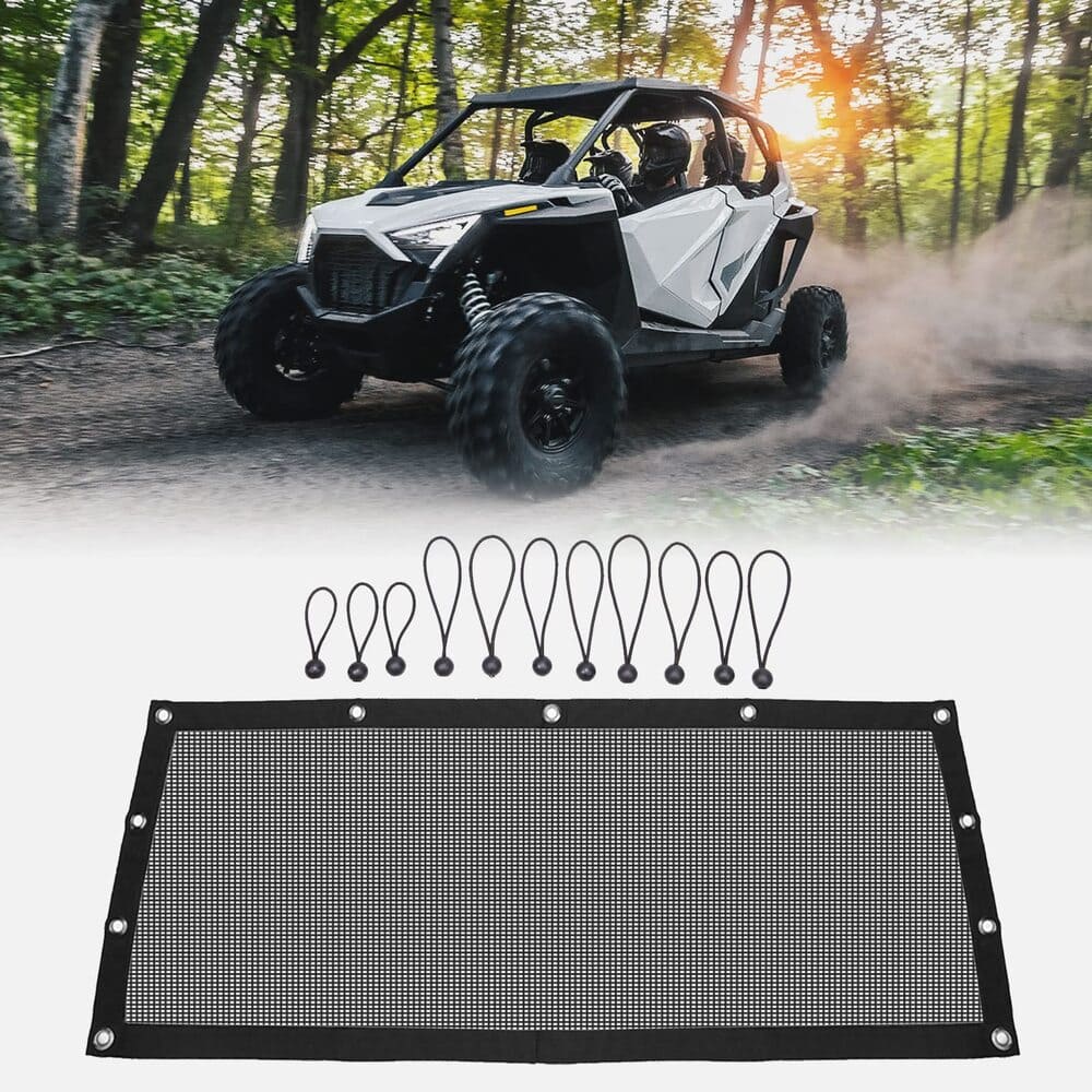 Kemimoto Polaris RZR PRO XP Soft Rear Window Net Mesh