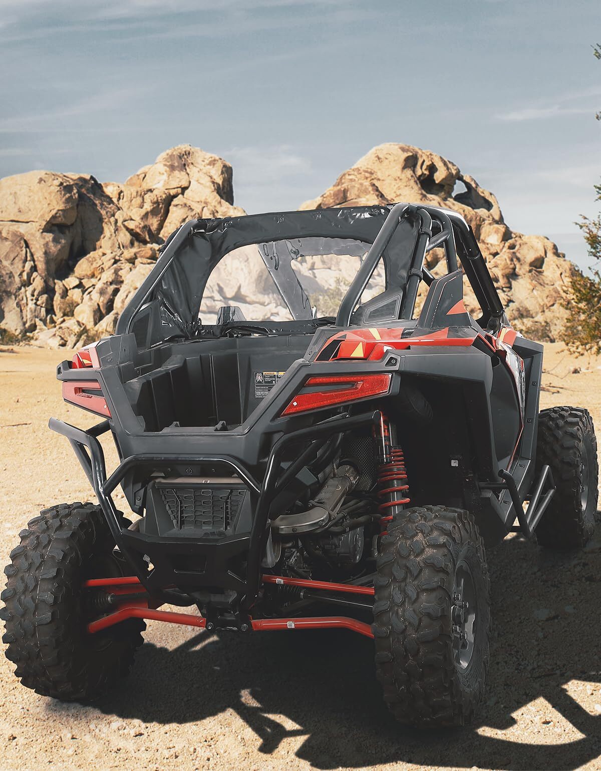 Kemimoto Polaris RZR PRO XP/ Turbo R UTV Soft Rear Windshield