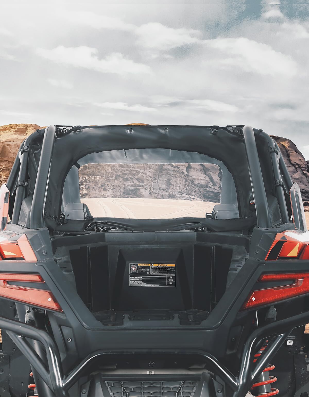 Kemimoto Polaris RZR PRO XP/ Turbo R UTV Soft Rear Windshield