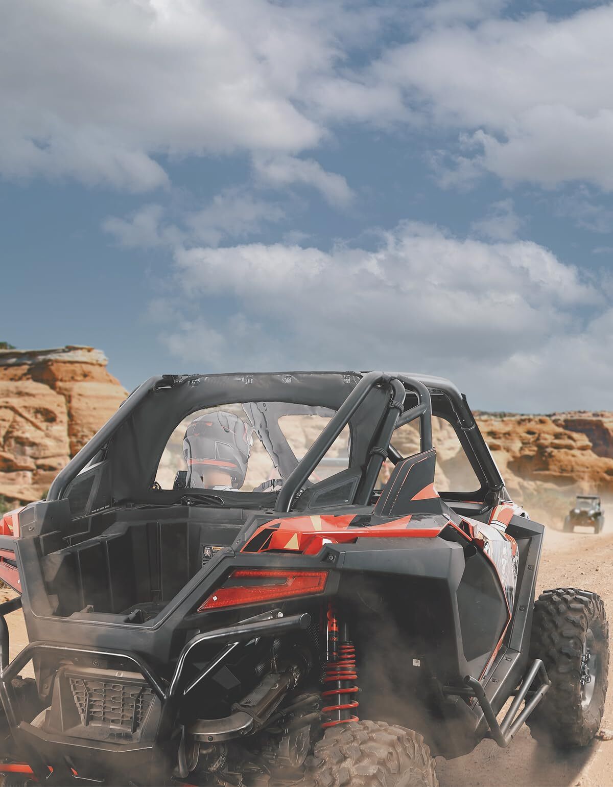 Kemimoto Polaris RZR PRO XP/ Turbo R UTV Soft Rear Windshield