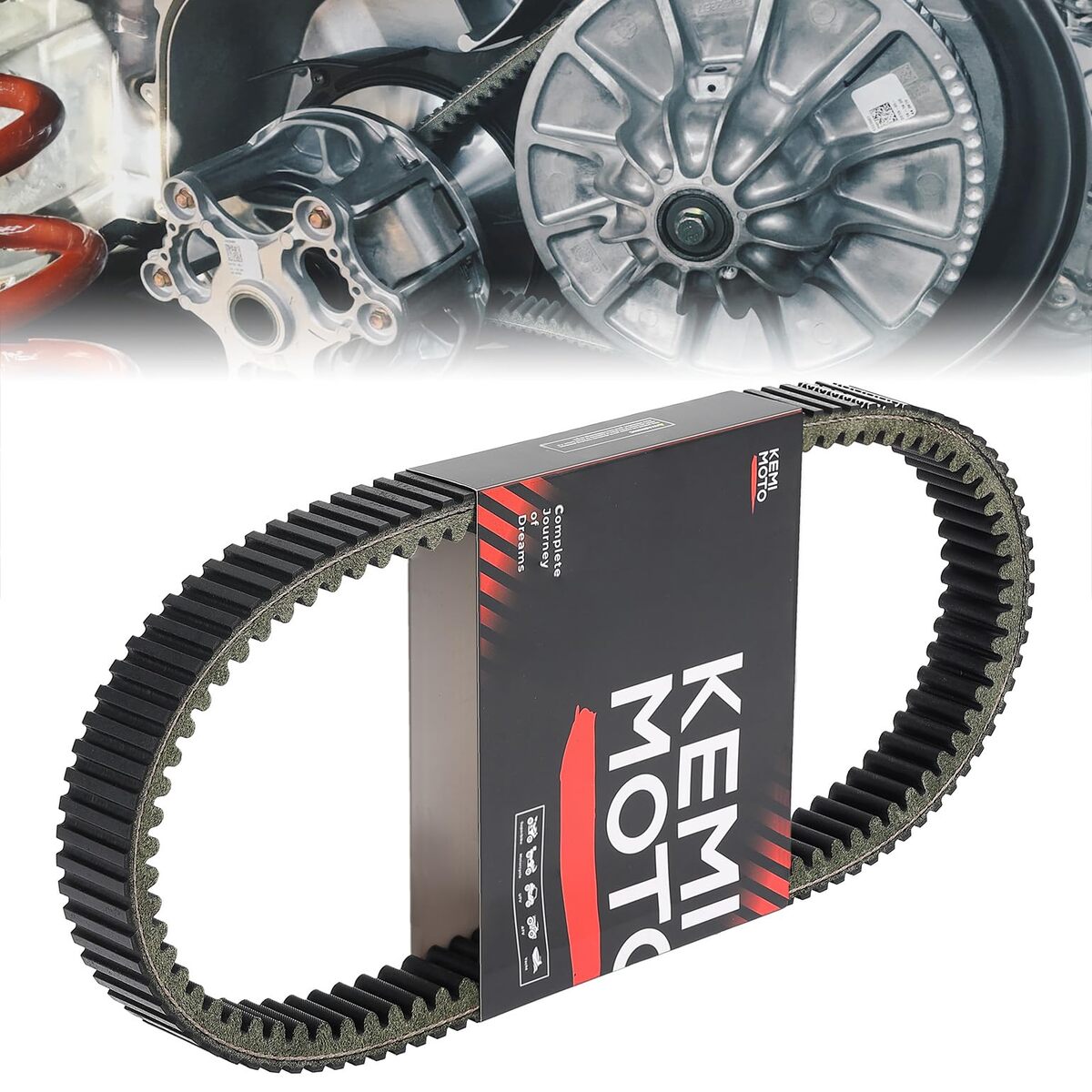 Kemimoto Polaris RZR PRO XP UTV Heavy Duty Carbon Drive Belt