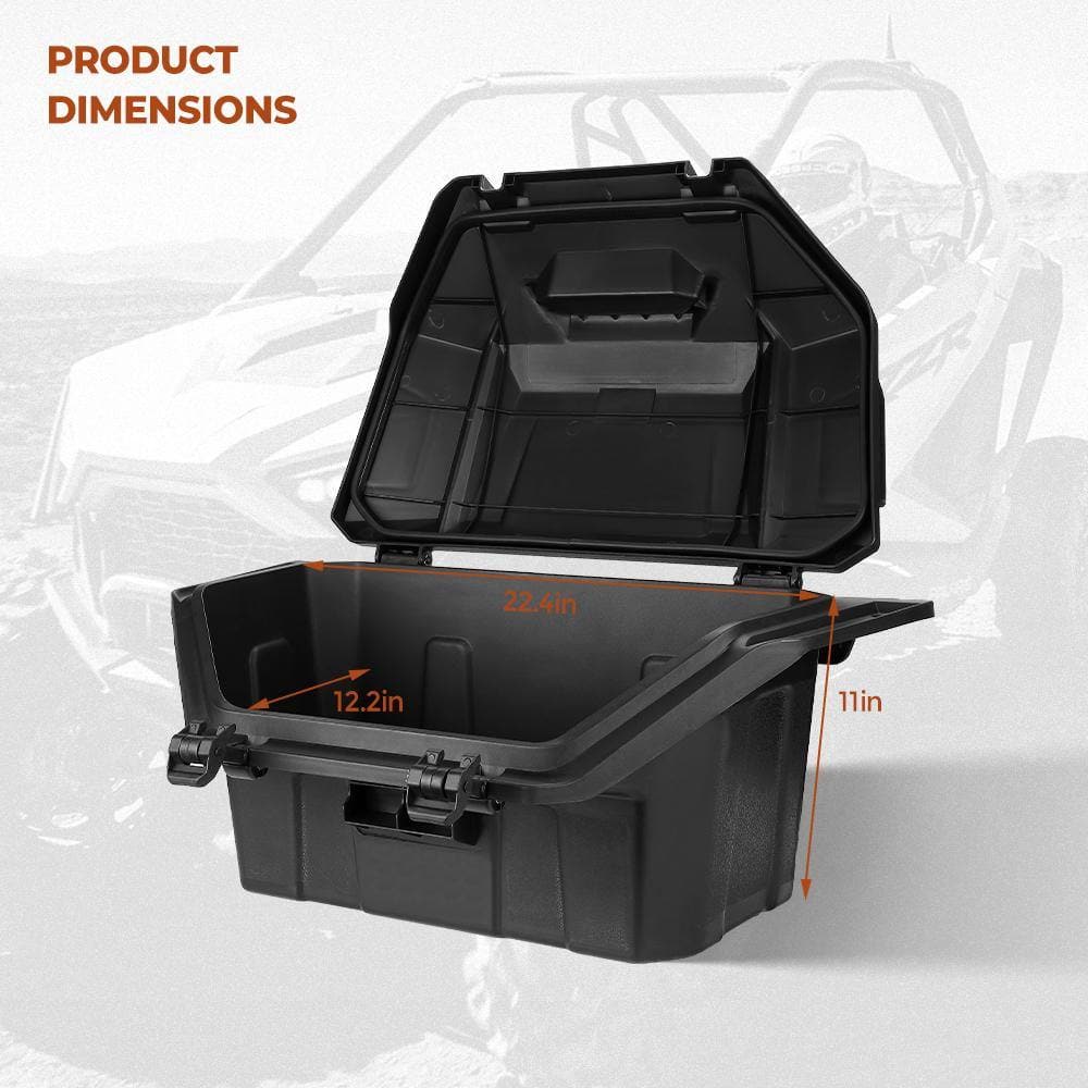 Kemimoto Polaris RZR PRO XP/Turbo R 42QT Rear Cargo Storage Box