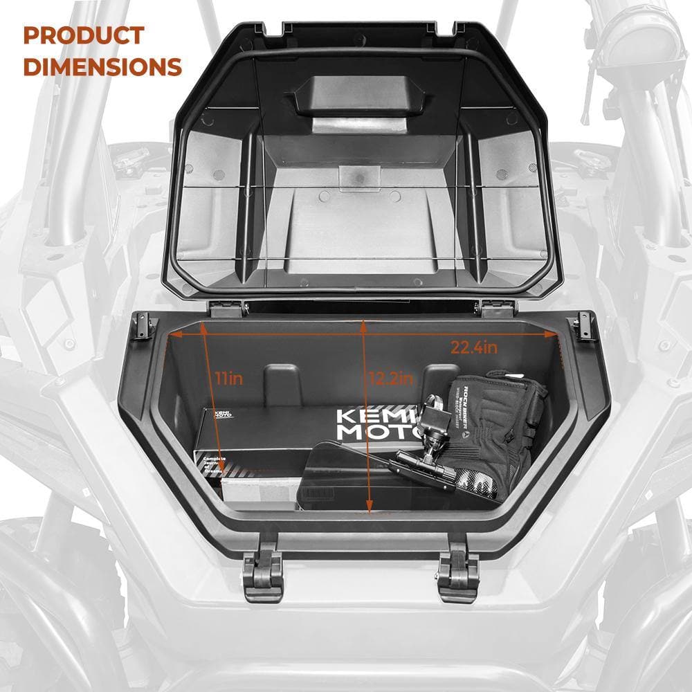 Kemimoto Polaris RZR PRO XP/Turbo R 42QT Rear Cargo Storage Box