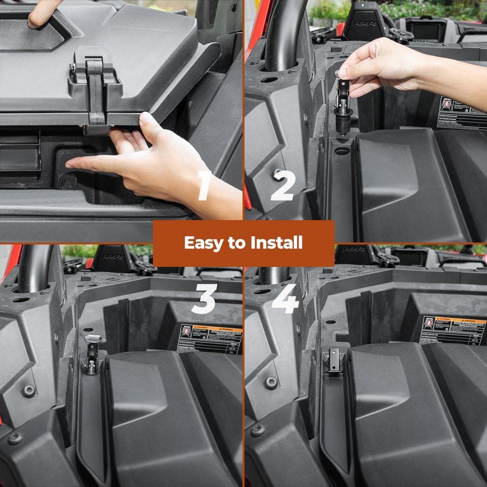 Kemimoto Polaris RZR PRO XP/Turbo R 42QT Rear Cargo Storage Box