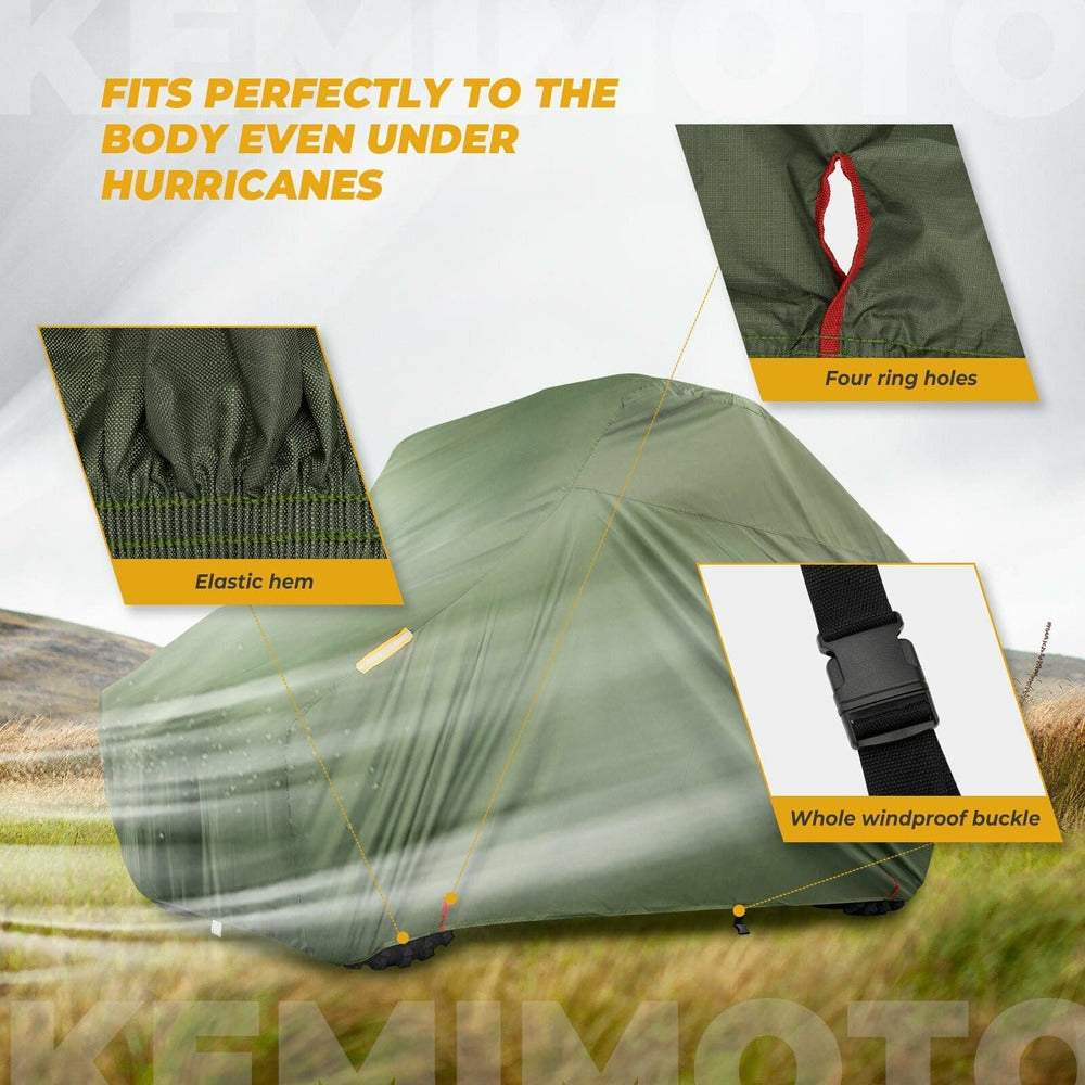 Kemimoto 420D Heavy Duty UTV Storage Cover