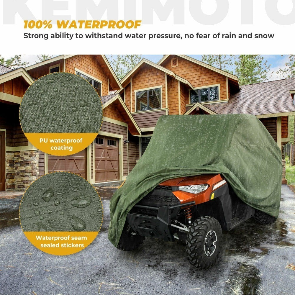 Kemimoto 420D Heavy Duty UTV Storage Cover