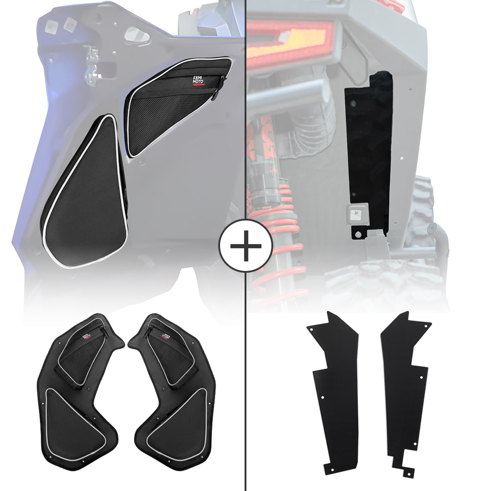 Kemimoto Polaris RZR PRO XP 4 Rear Door Bags & Fender Flares