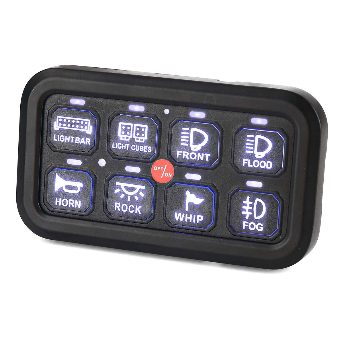 Kemimoto Polaris RZR UTV 12-24V 8 Gang Switch Panel