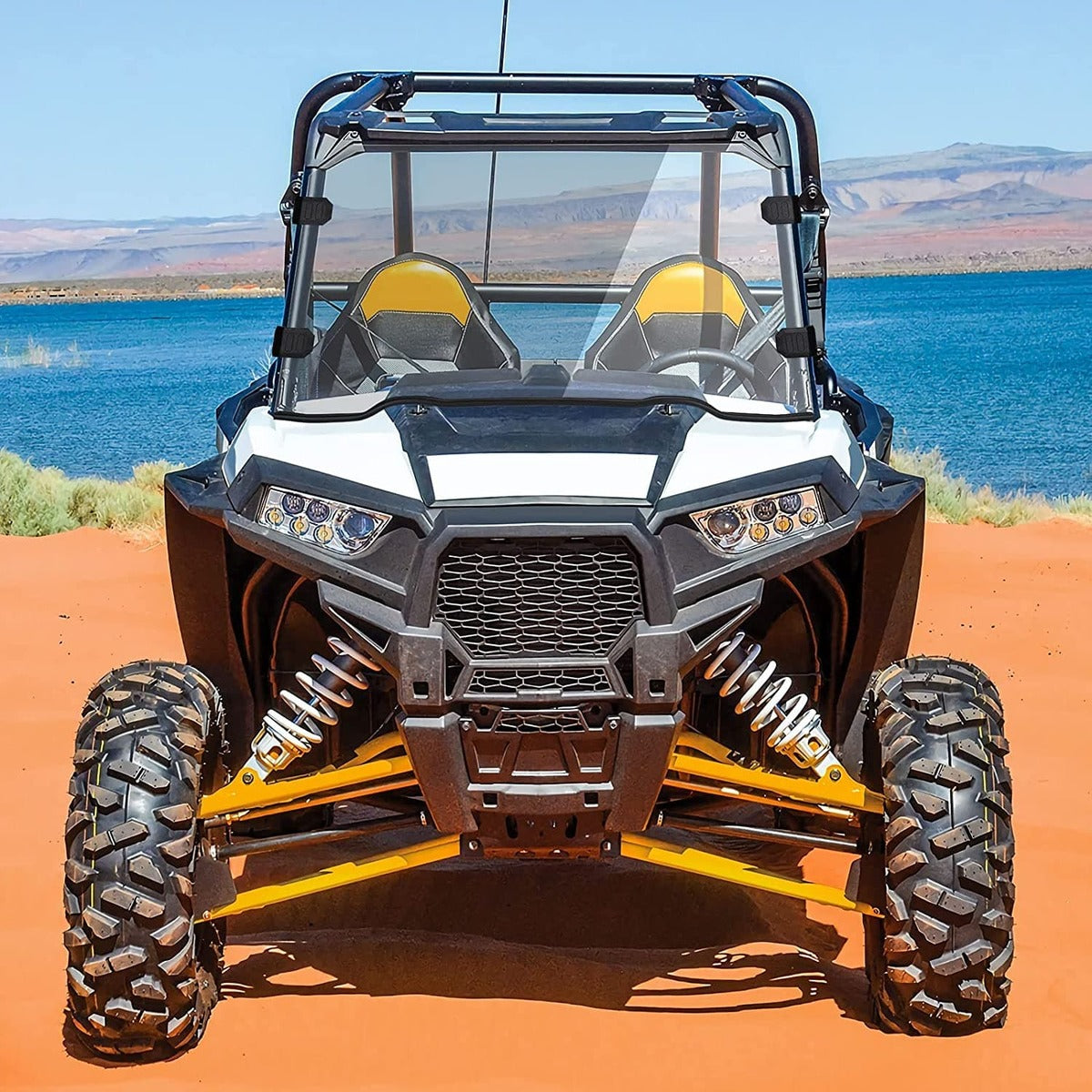 Kemimoto Polaris RZR XP 1000 Front Full Windshield
