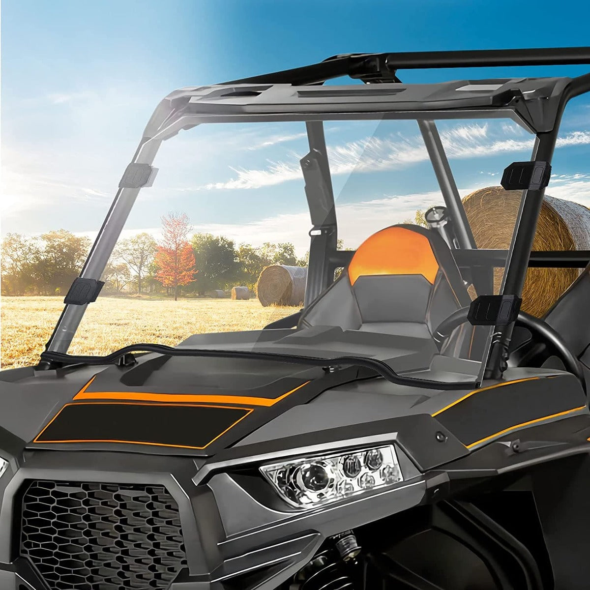 Kemimoto Polaris RZR XP 1000 Front Full Windshield
