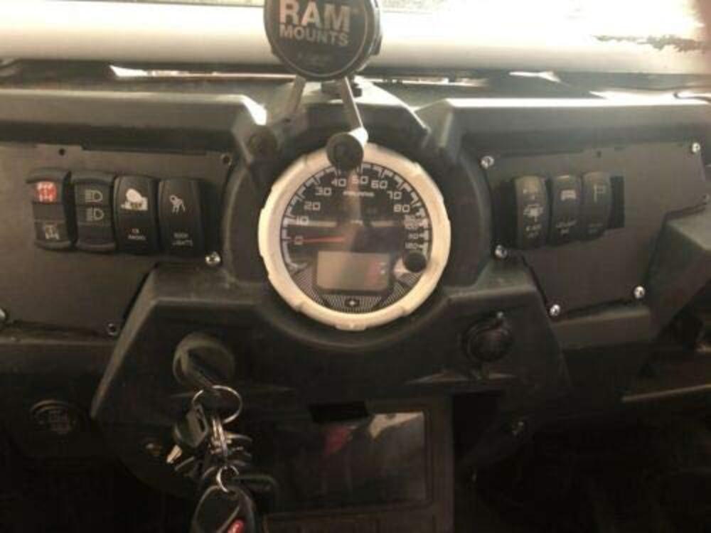 Kemimoto Polaris RZR XP 1000 8 Switch Aluminum Dash Panel 2 Set