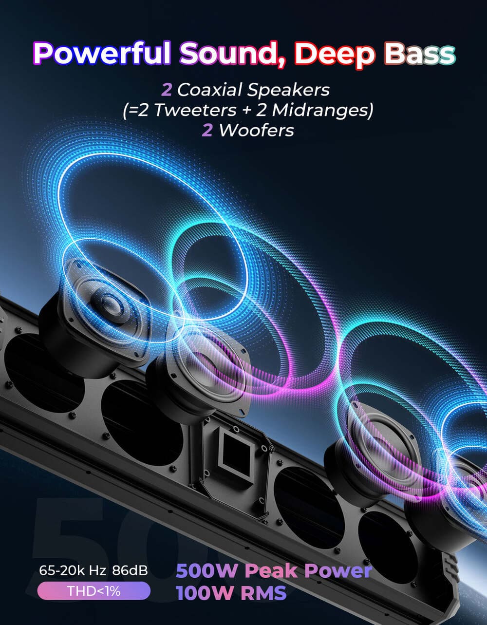 Kemimoto Midnight Sound Bar