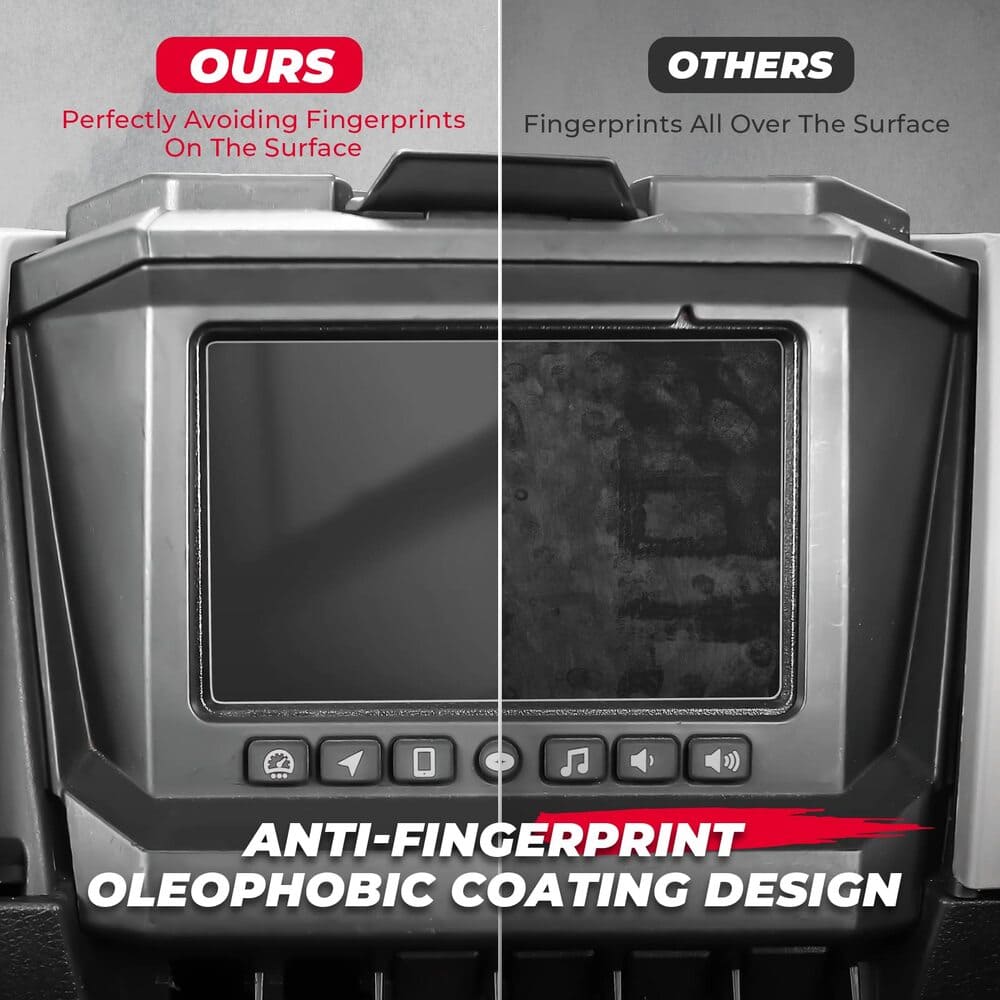 Kemimoto Polaris RZR XP 1000 Tempered Glass Screen Protector