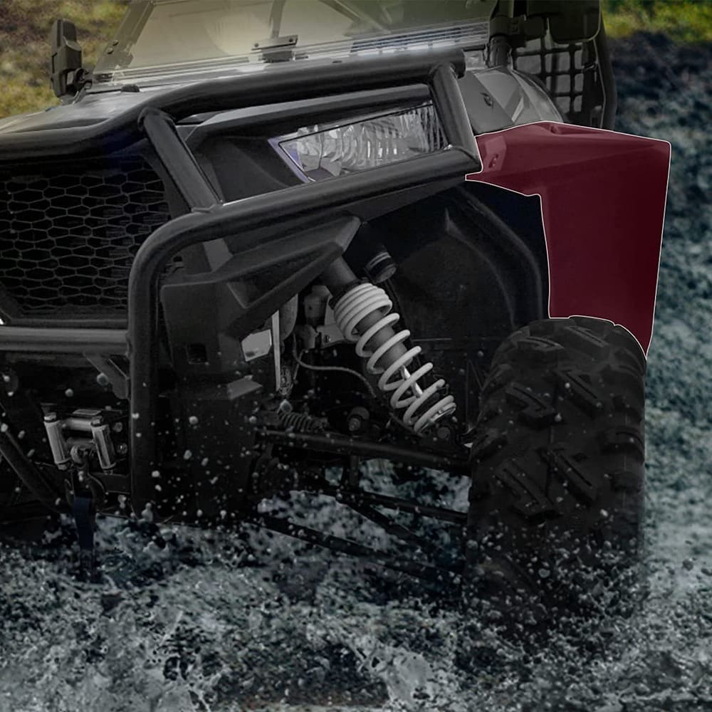 Kemimoto Polaris RZR XP 1000 /Turbo Extended Front Full Mud Flaps 2Pcs