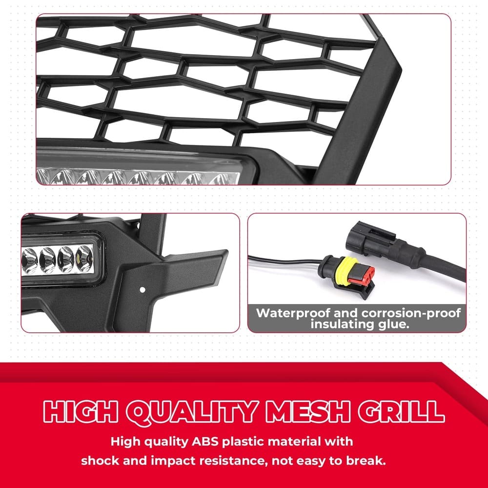 Kemimoto Polaris RZR XP 1000/Turbo Front Lower Mesh Grill Radiator Guards