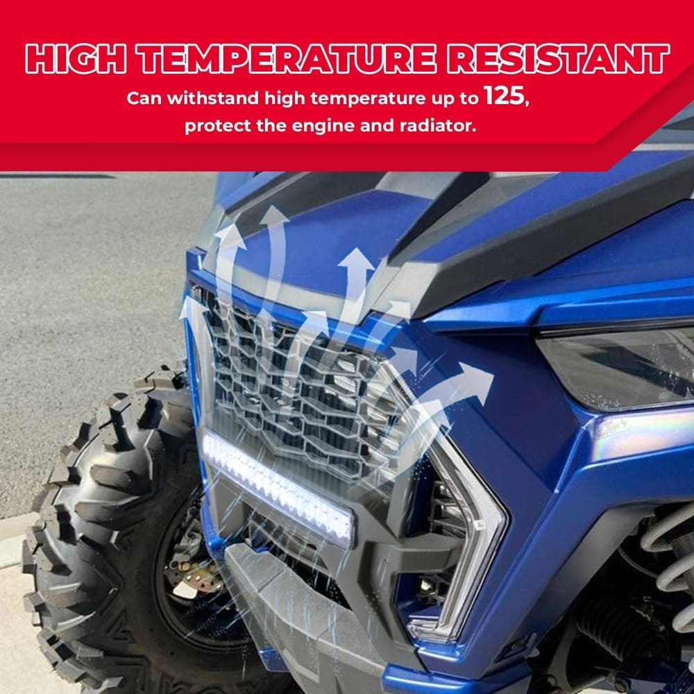 Kemimoto Polaris RZR XP 1000/Turbo Front Lower Mesh Grill Radiator Guards